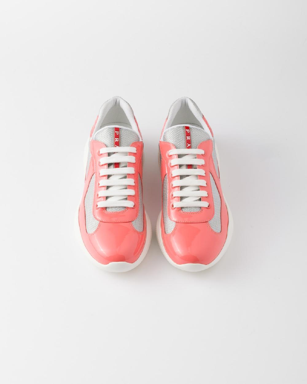 Prada Zapatillas Prada America's Cup De Charol Y Tejido Técnico