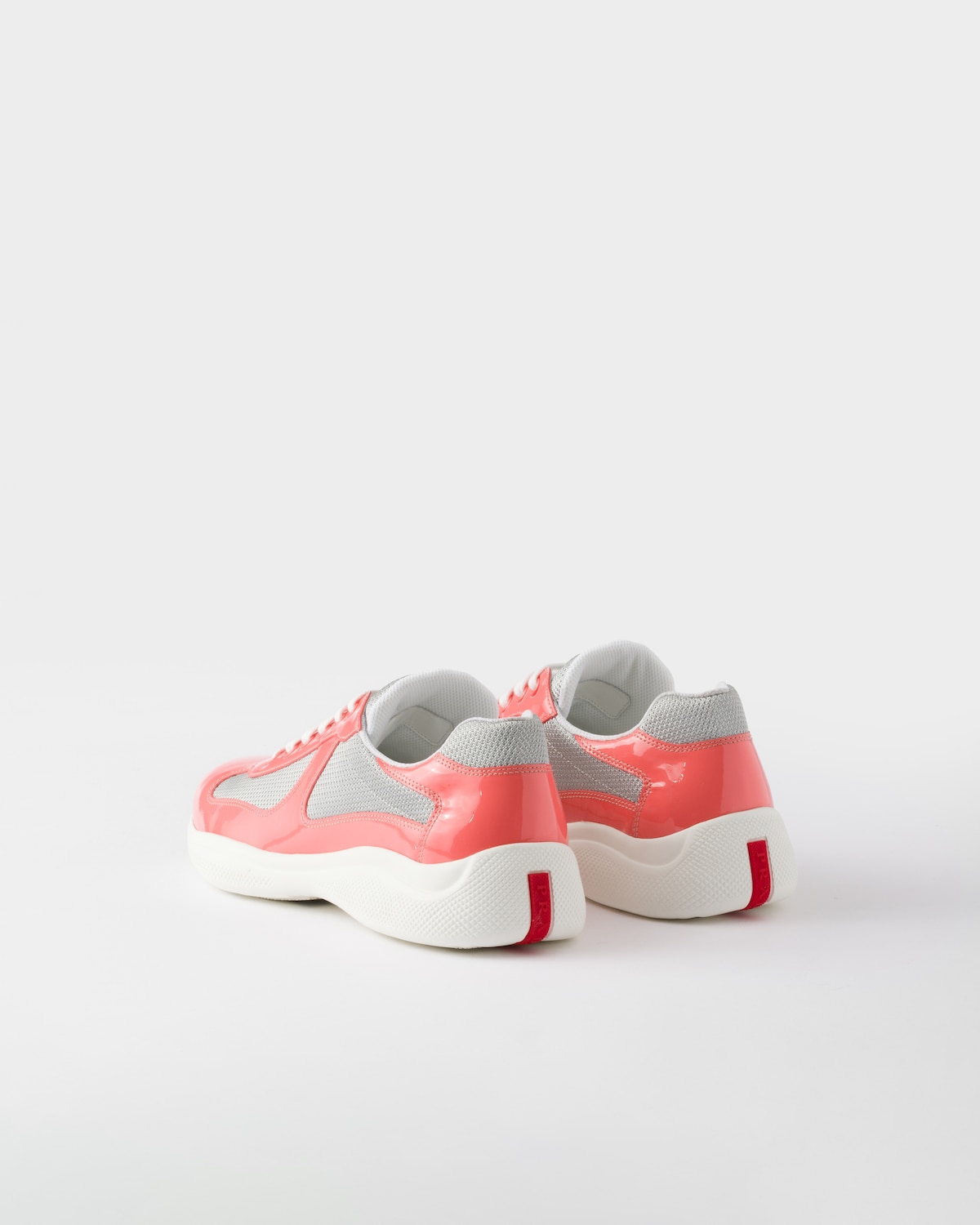 Prada Zapatillas Prada America's Cup De Charol Y Tejido Técnico