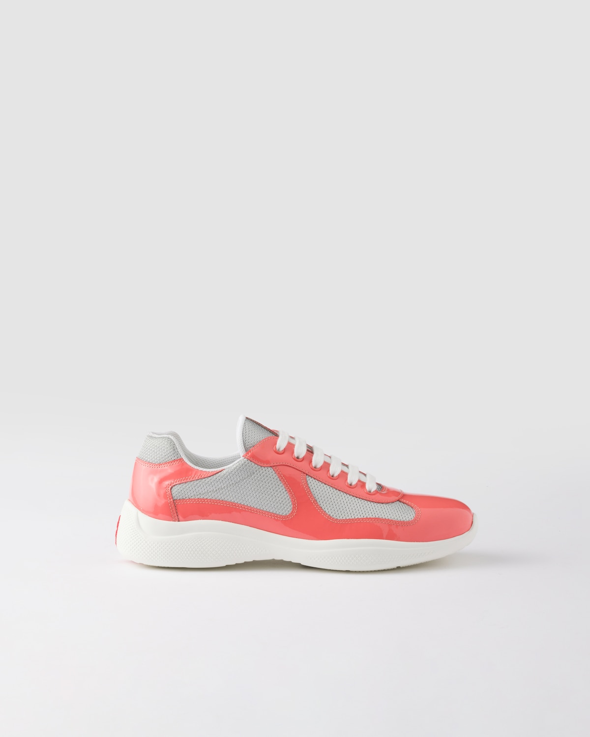 Prada Zapatillas Prada America's Cup de charol y tejido técnico