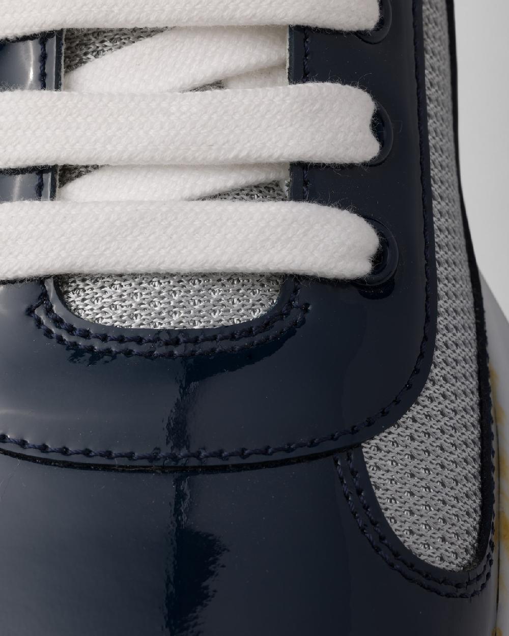 Prada Zapatillas Prada America's Cup De Charol Y Tejido Técnico