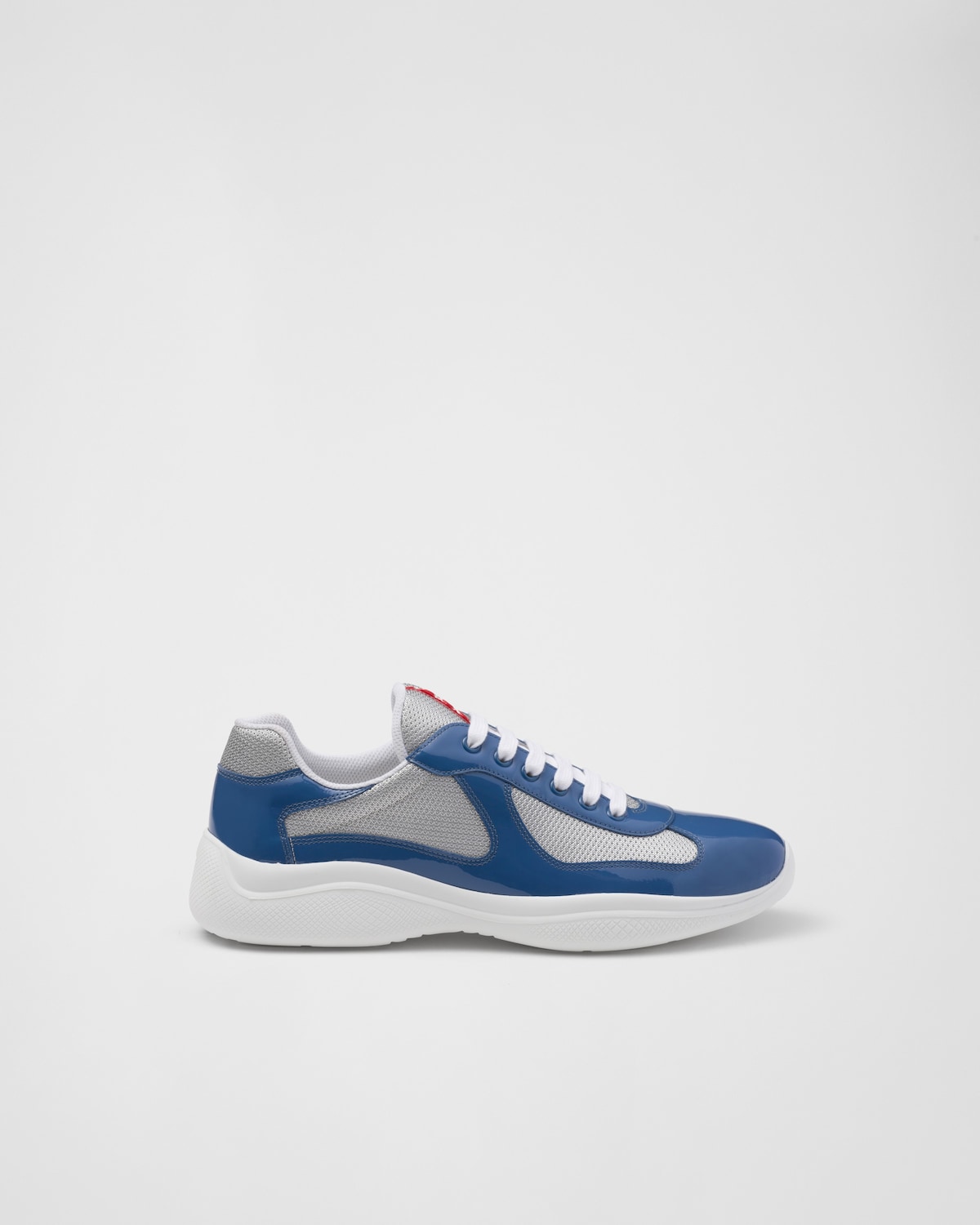 Prada Zapatillas Prada America's Cup de charol y tejido técnico