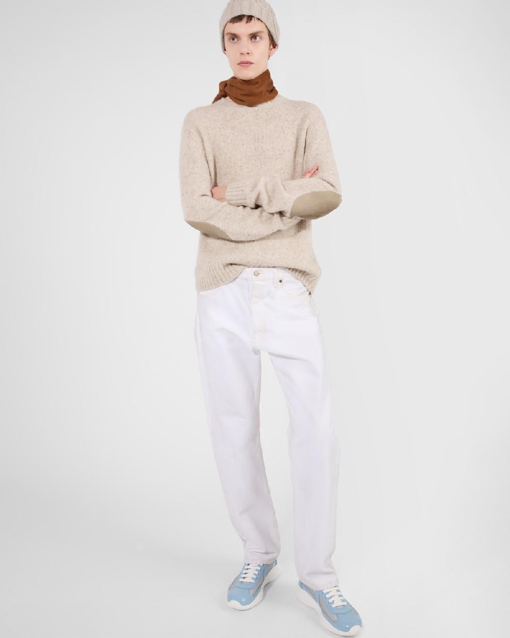 Prada Zapatillas Prada America's Cup De Charol Y Tejido Técnico