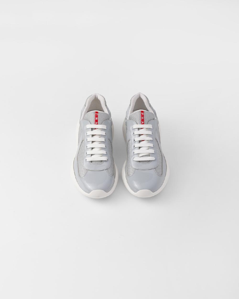 Prada Zapatillas Prada America's Cup De Charol Y Tejido Técnico