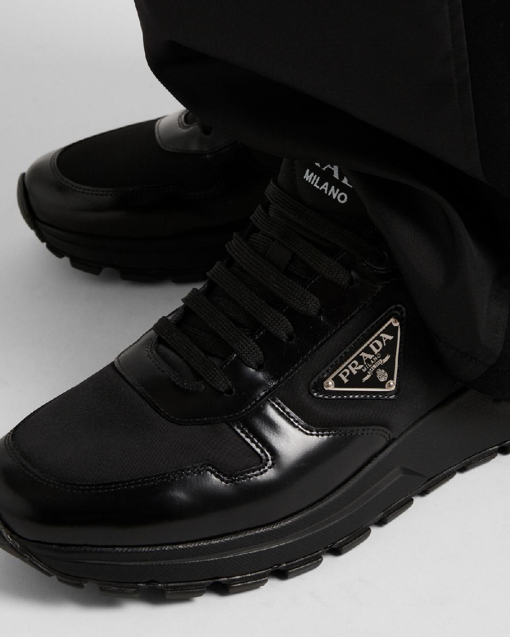 Prada Zapatillas Prax 01 De Re-Nylon Y Piel Cepillada