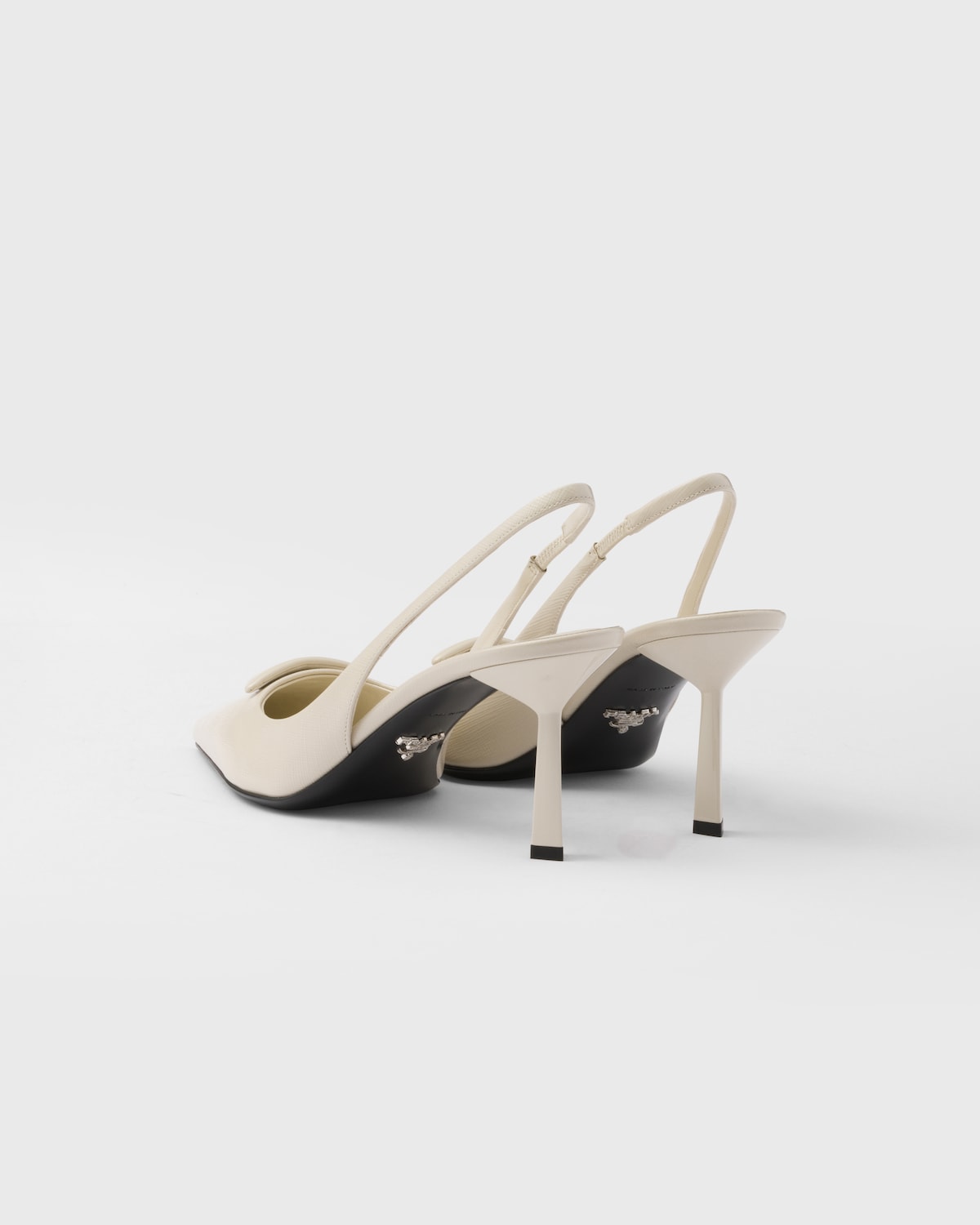 Prada Zapatos De Salón Destalonados De Charol Saffiano