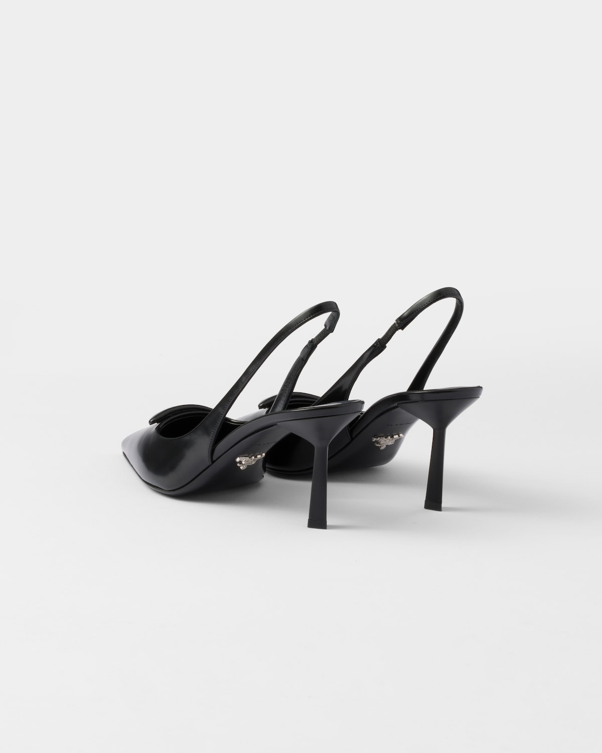 Prada Zapatos De Salón Slingbacks En Piel Cepillada