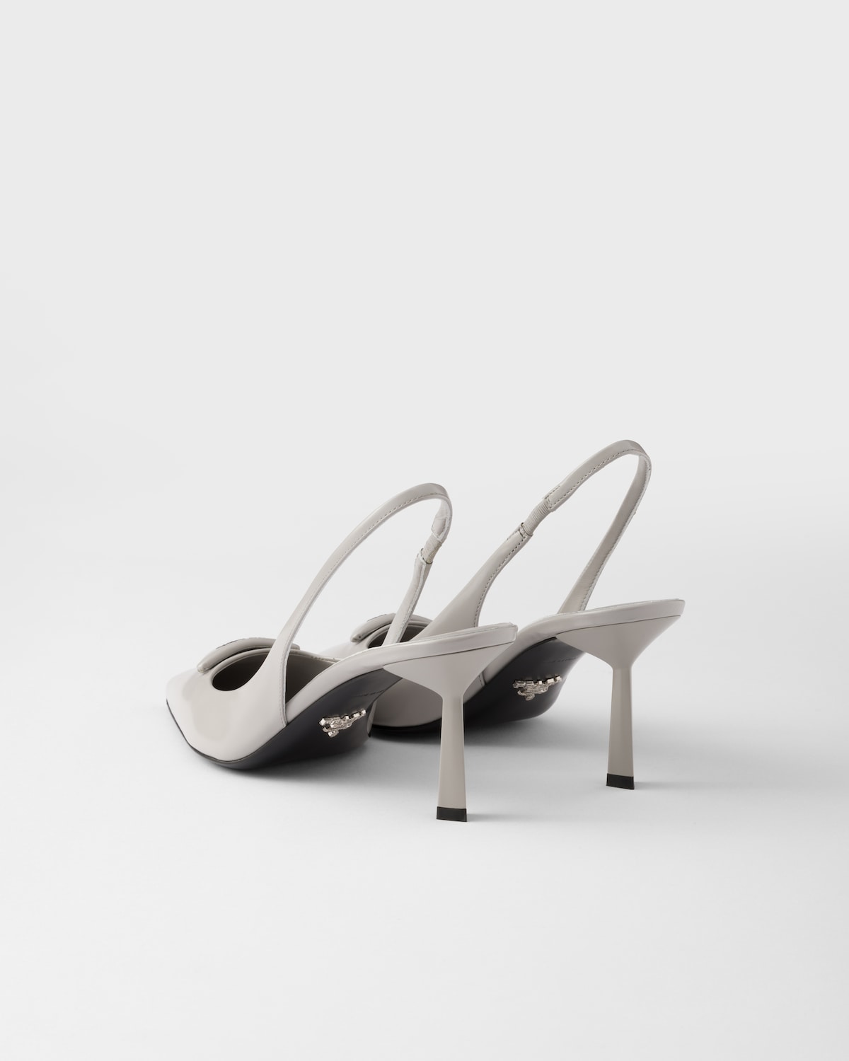 Prada Zapatos De Salón Slingbacks En Piel Cepillada