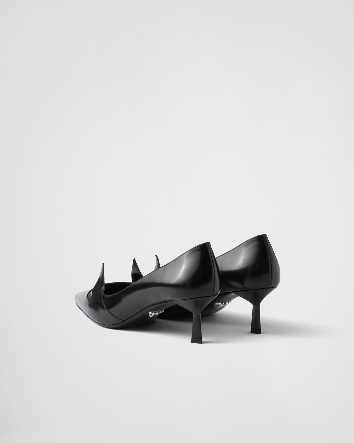 Prada Zapatos De Tacón En Piel Cepillada En Dos Tonos