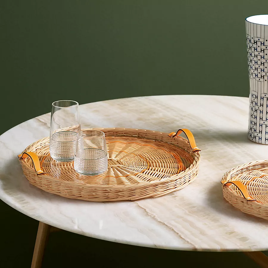 Hermès Bandeja Redonda Oseraie Color Tamaño Mediano