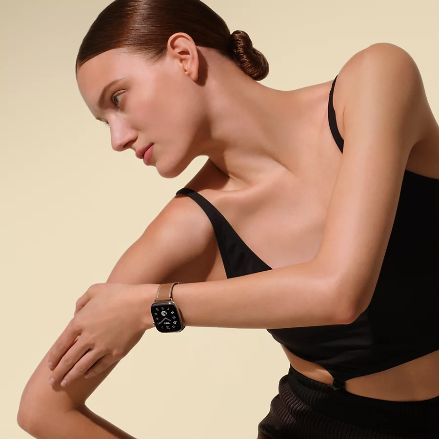 Hermès Caja Series 10 & Correa Apple Watch Hermès Single Tour 42 Mm