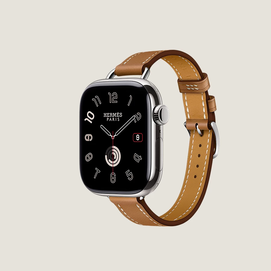 Hermès Caja Series 10 & Correa Apple Watch Hermès Single Tour 42 Mm Attelage