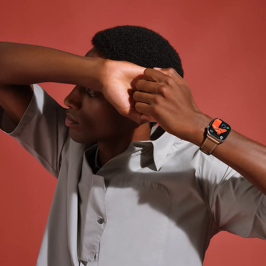 Hermès Caja Series 10 & Correa Apple Watch Hermès Single Tour 46 Mm