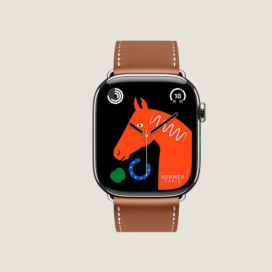 Hermès Caja Series 10 & Correa Apple Watch Hermès Single Tour 46 Mm