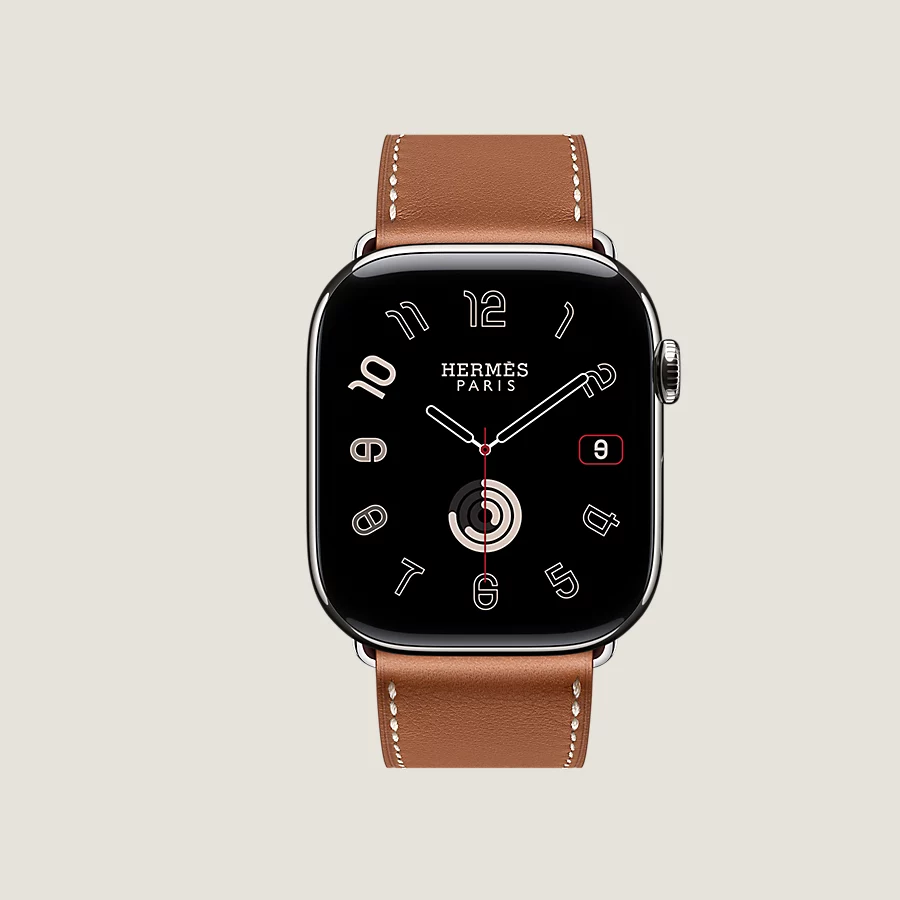 Hermès Caja Series 10 & Correa Apple Watch Hermès Single Tour 46 mm