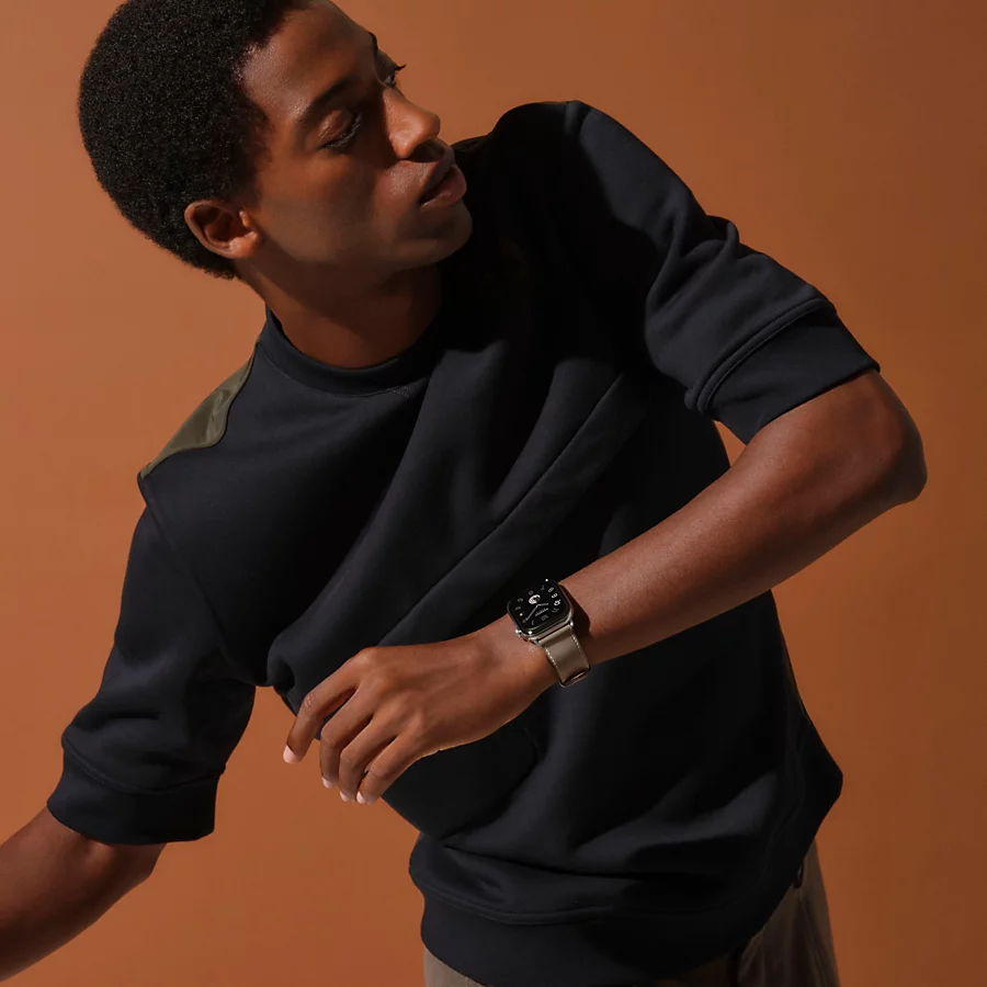 Hermès Caja Series 10 & Correa Apple Watch Hermès Single Tour 46 Mm