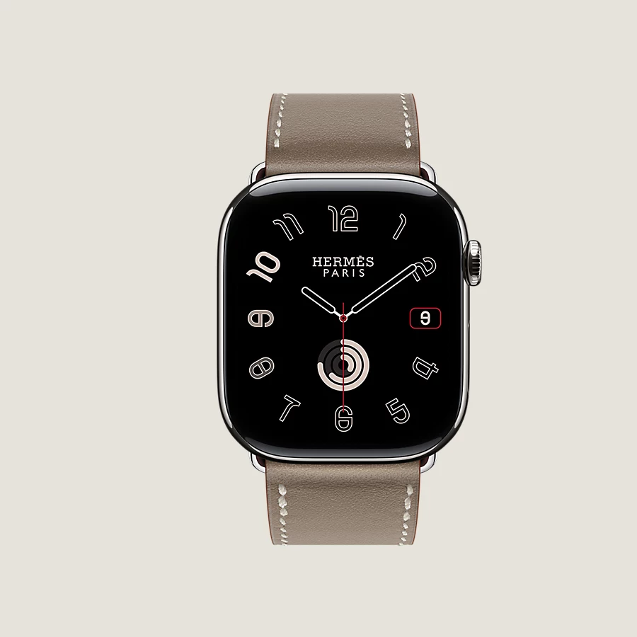 Hermès Caja Series 10 & Correa Apple Watch Hermès Single Tour 46 mm