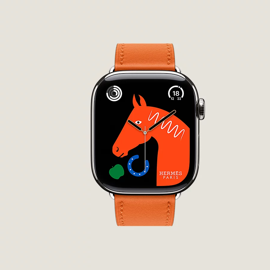 Hermès Caja Series 10 & Correa Apple Watch Hermès Single Tour 42 Mm