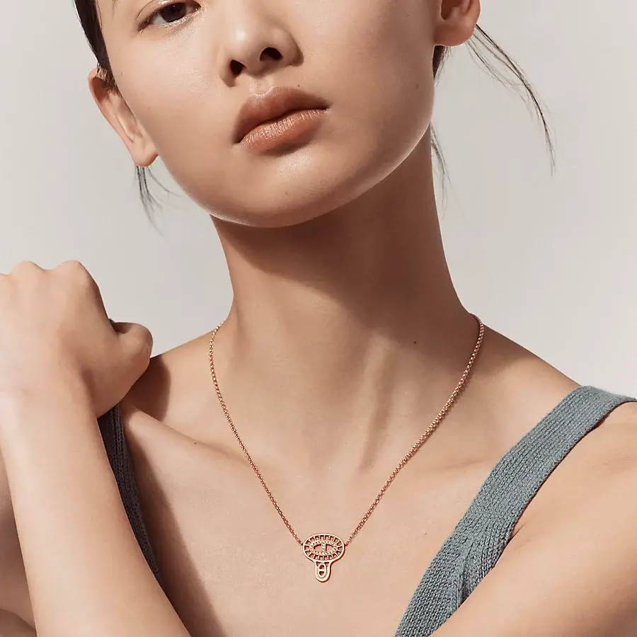 Hermès Colgante Chaîne D'ancre Divine Tamaño Pequeño