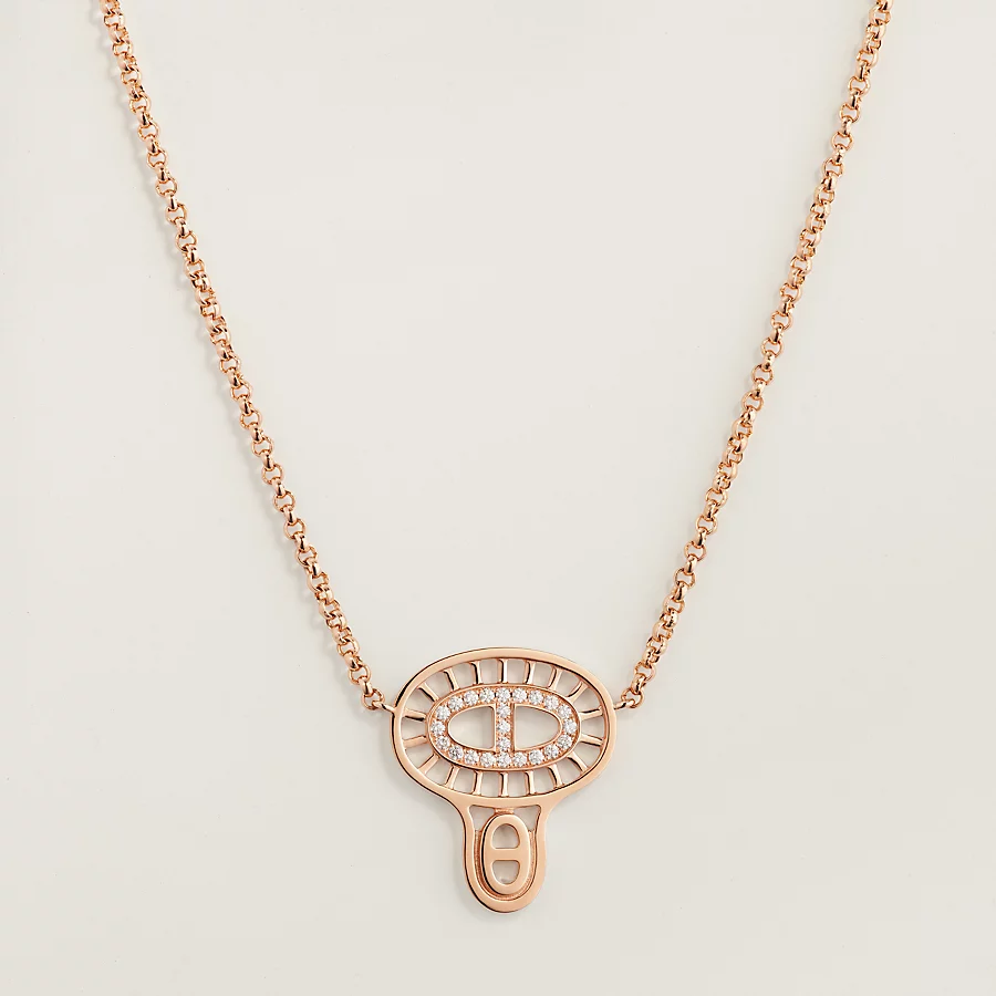 Hermès Colgante Chaîne d'ancre Divine tamaño pequeño