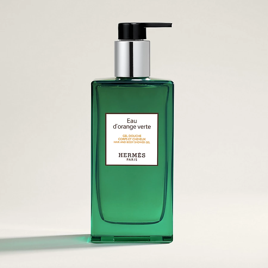Hermès Eau d'orange verte Gel de ducha para cuerpo y cabello - 200 ml