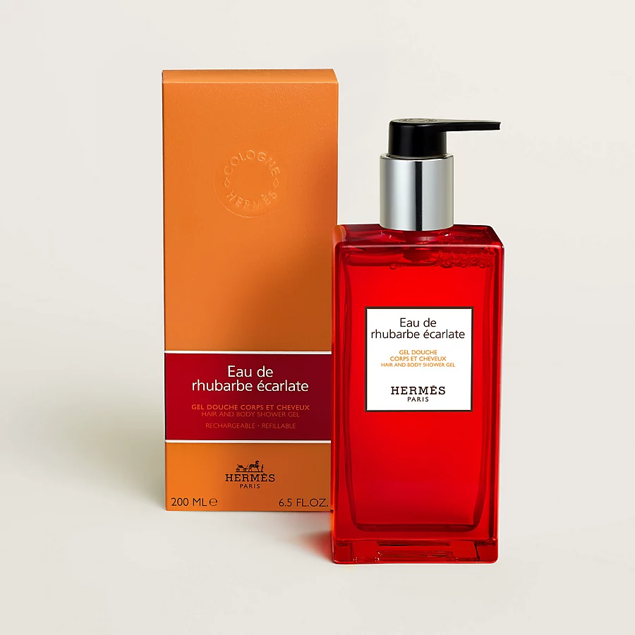 Hermès Eau De Rhubarbe écarlate Gel De Ducha Para Cuerpo Y Cabello - 200 Ml