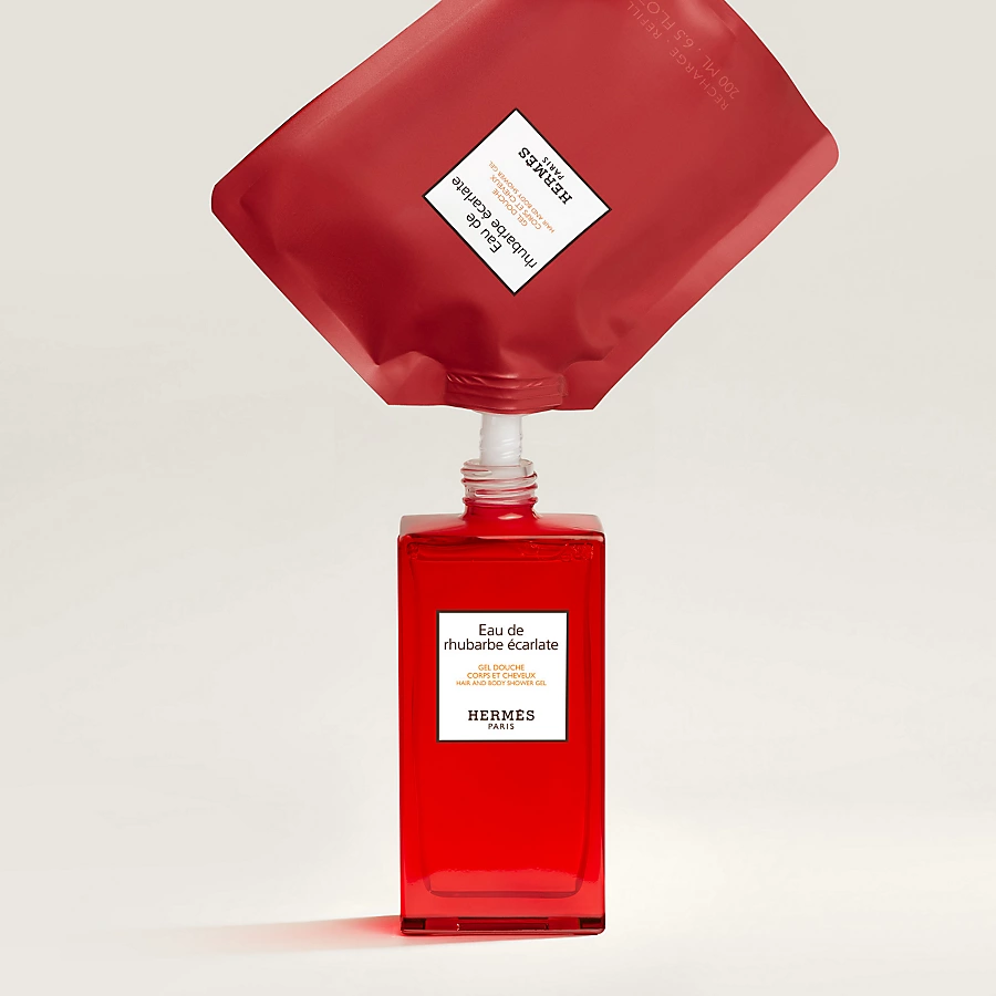 Hermès Eau De Rhubarbe écarlate Gel De Ducha Para Cuerpo Y Cabello - 200 Ml