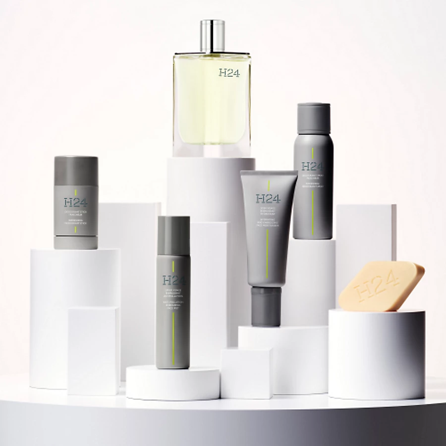 Hermès H24 Jabón Sólido Para El Rostro El Cuerpo Y El Cabello - 100 Ml