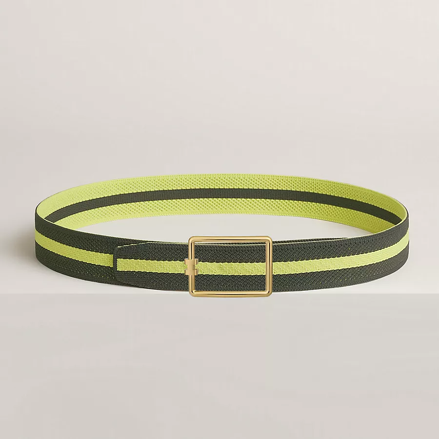 Hermès Hebilla de cinturón Tube H & Banda de cinturón Team 38 mm