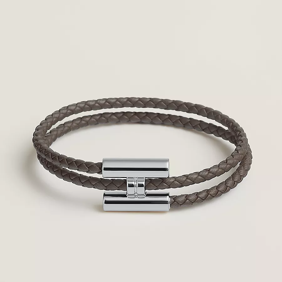 Hermès Pulsera Tournis Tressé