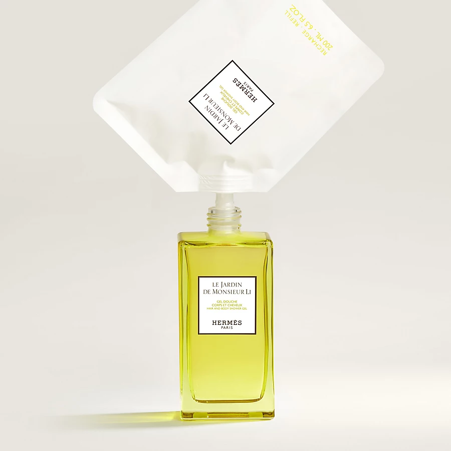 Hermès Le Jardin De Monsieur Li Recarga De Gel De Ducha Para Cuerpo Y Cabello - 200 Ml