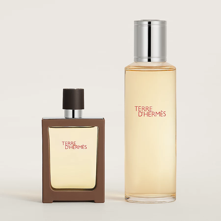 Hermès Terre d'Hermès Eau de toilette vaporizador y recarga - 155 ml