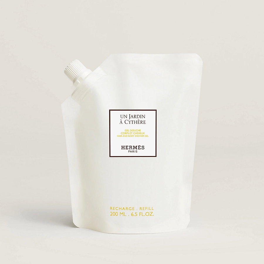 Hermès Un Jardin à Cythère Recarga de gel de ducha para cuerpo y cabello - 200 ml