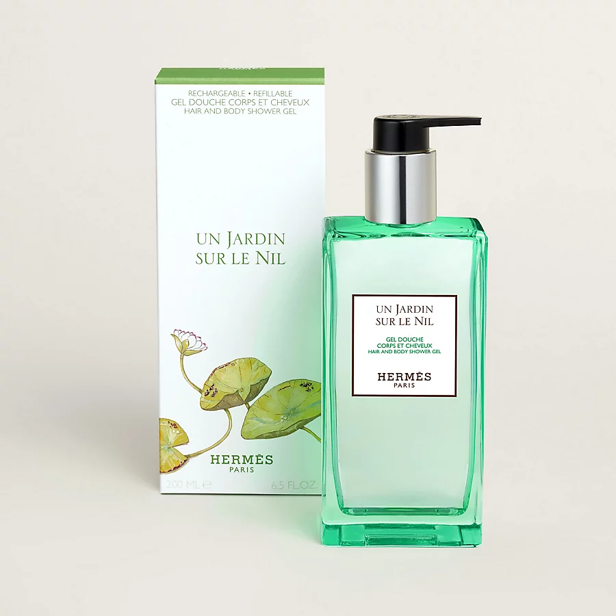 Hermès Un Jardin Sur Le Nil Gel De Ducha Para Cuerpo Y Cabello - 200 Ml