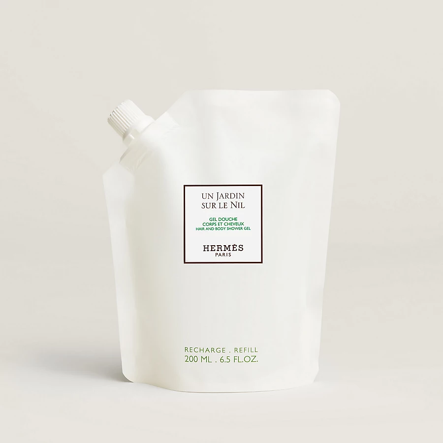 Hermès Un Jardin sur le Nil Recarga de gel de ducha para cuerpo y cabello - 200 ml