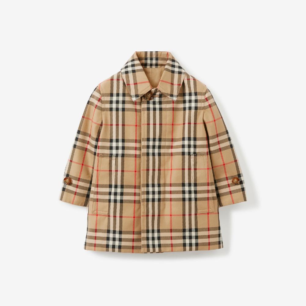 Burberry Abrigo Tres Cuartos Reversible En Gabardina CheckPrecio 1.050 00 € 6-24 Meses