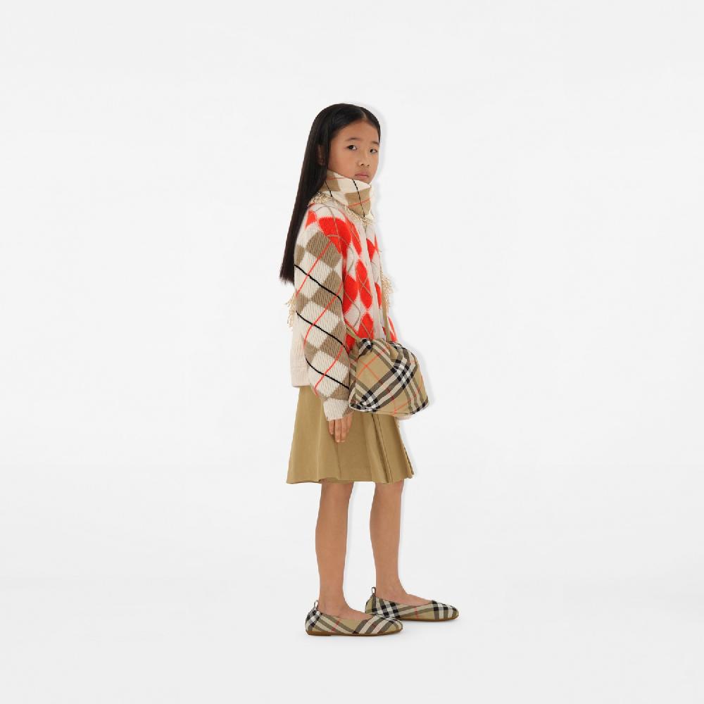 Burberry Bailarinas En Mezcla De Nailon CheckPrecio 370 00 € 4-14 Años