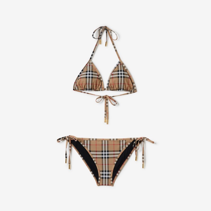 Burberry Bikini de triángulo CheckPrecio 530 00 € Nuevamente disponible