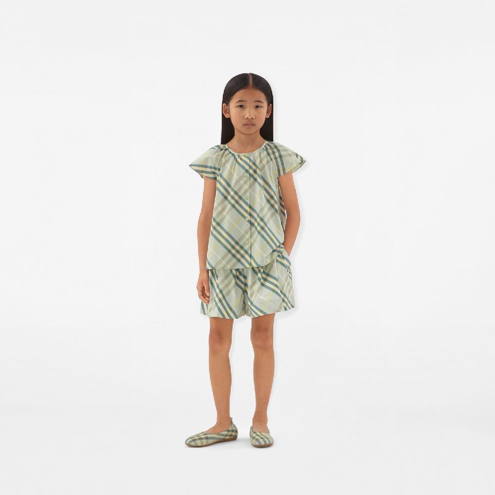 Burberry Blusa En Algodón CheckPrecio 250 00 € 3-14 Años