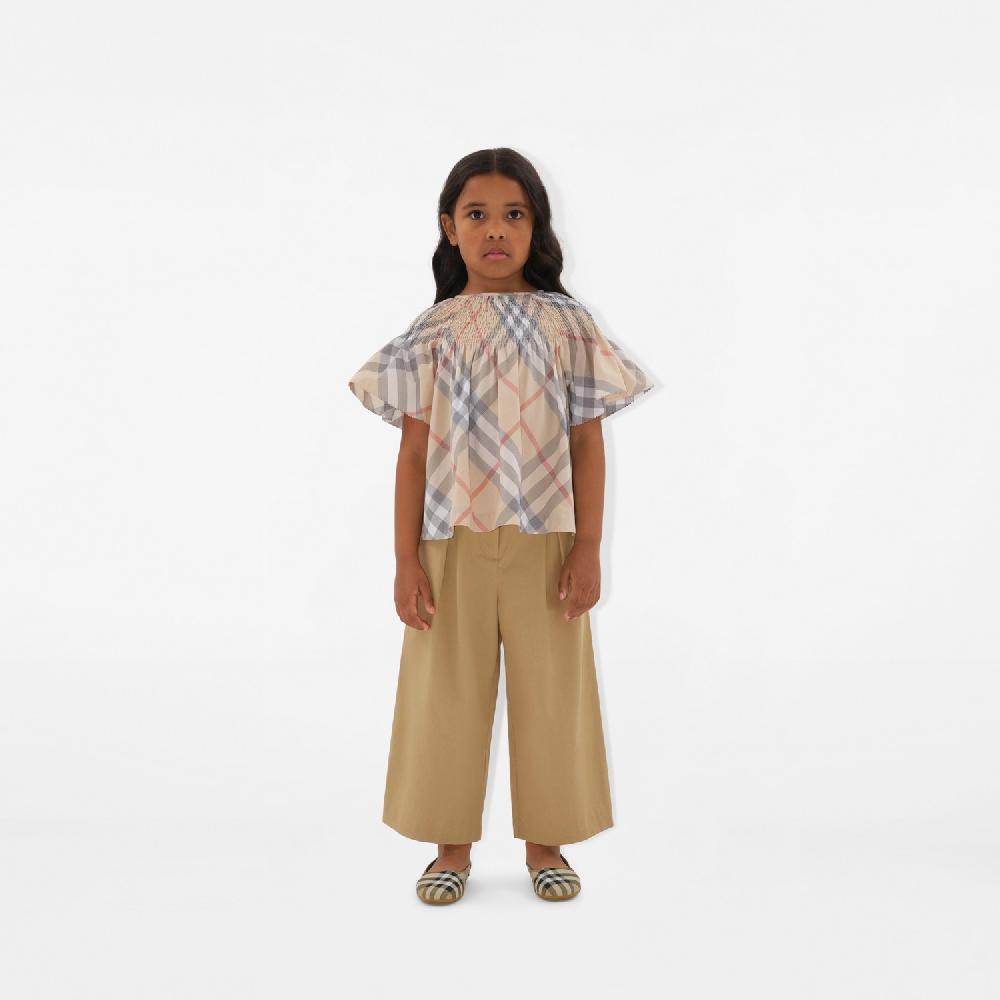 Burberry Blusa En Algodón CheckPrecio 270 00 € 3-14 Años