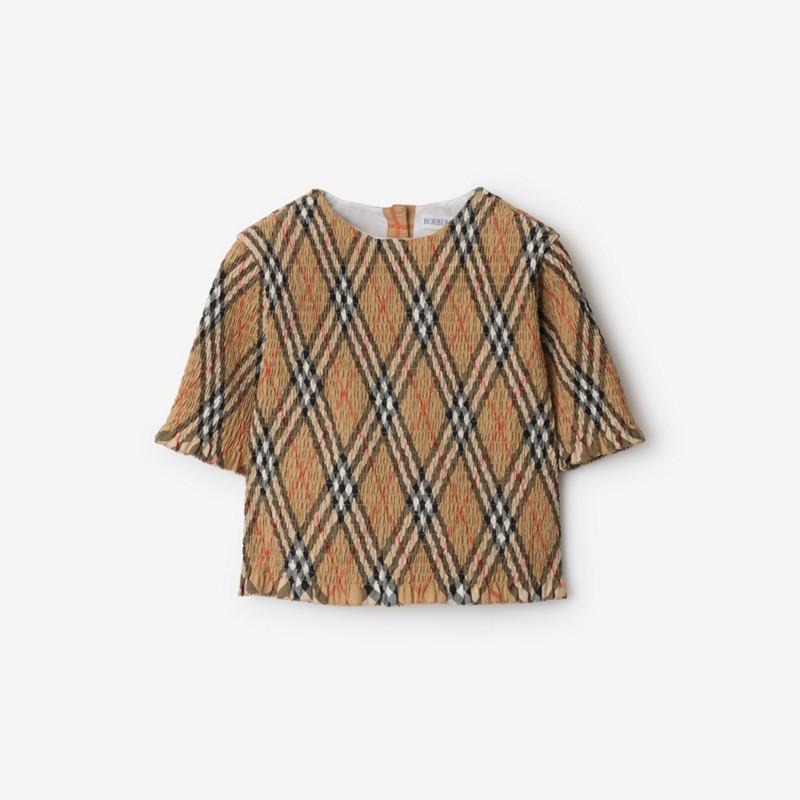Burberry Blusa en algodón CheckPrecio 270 00 € 3-14 años