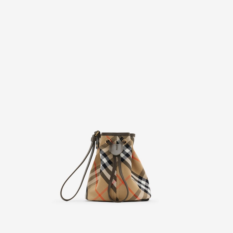 Burberry Bolso de mano Check con cierre de cordónPrecio 570 00 €