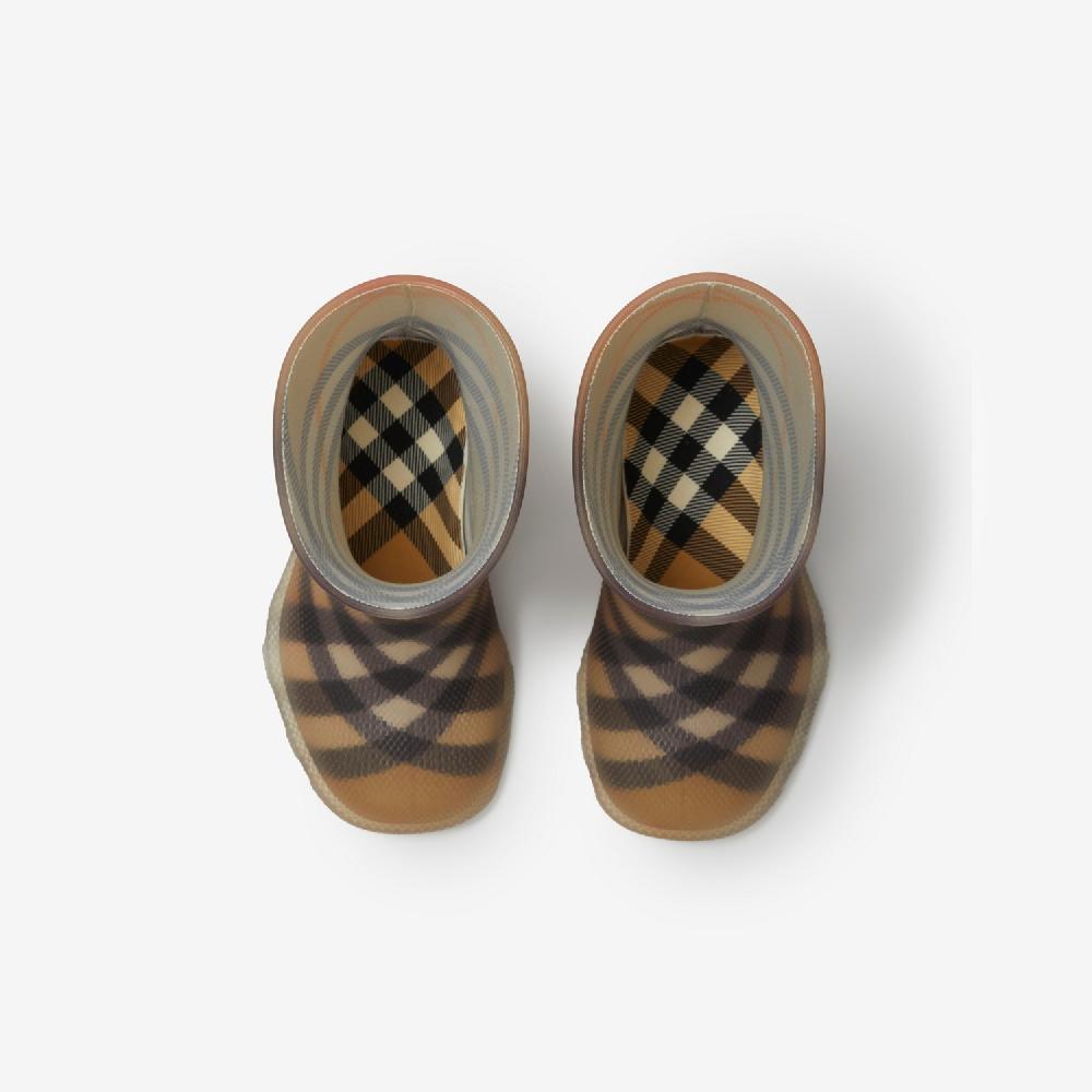 Burberry Botas Altas Marsh En Goma CheckPrecio 260 00 € 6-36 Meses