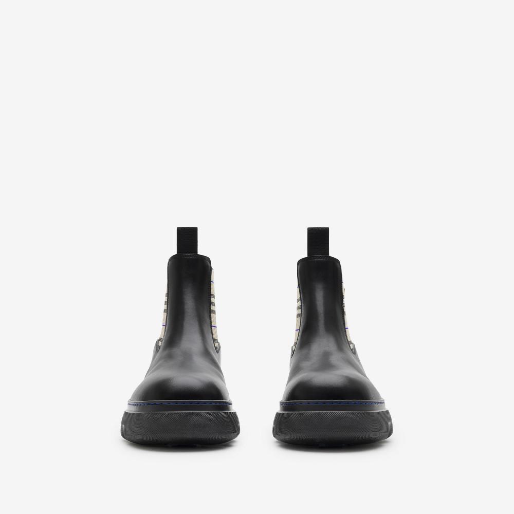 Burberry Botines Chelsea Estilo Creeper En PielPrecio 890 00 €