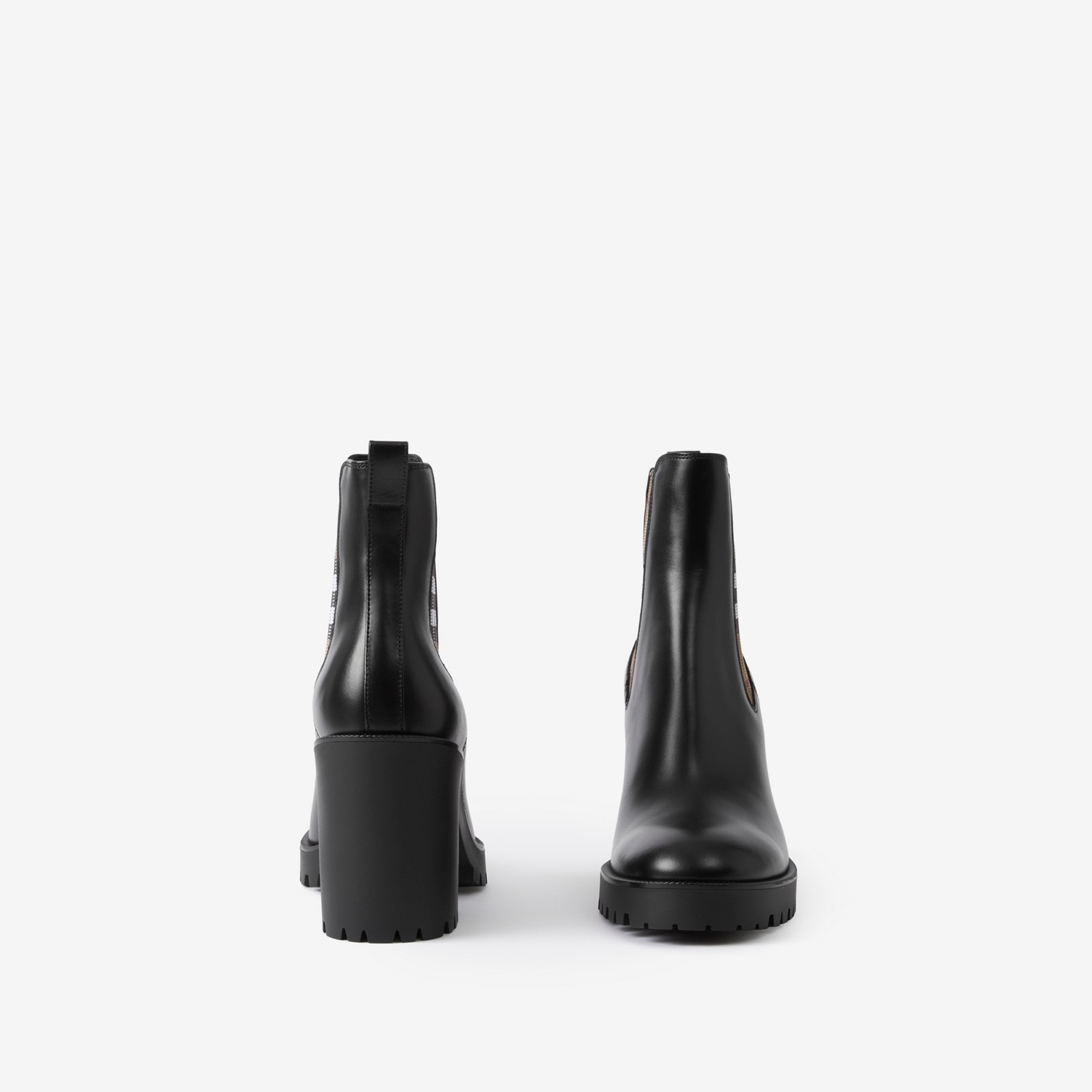 Burberry Botines En Piel Con Paneles CheckPrecio 850 00 € Disponibilidad Limitada