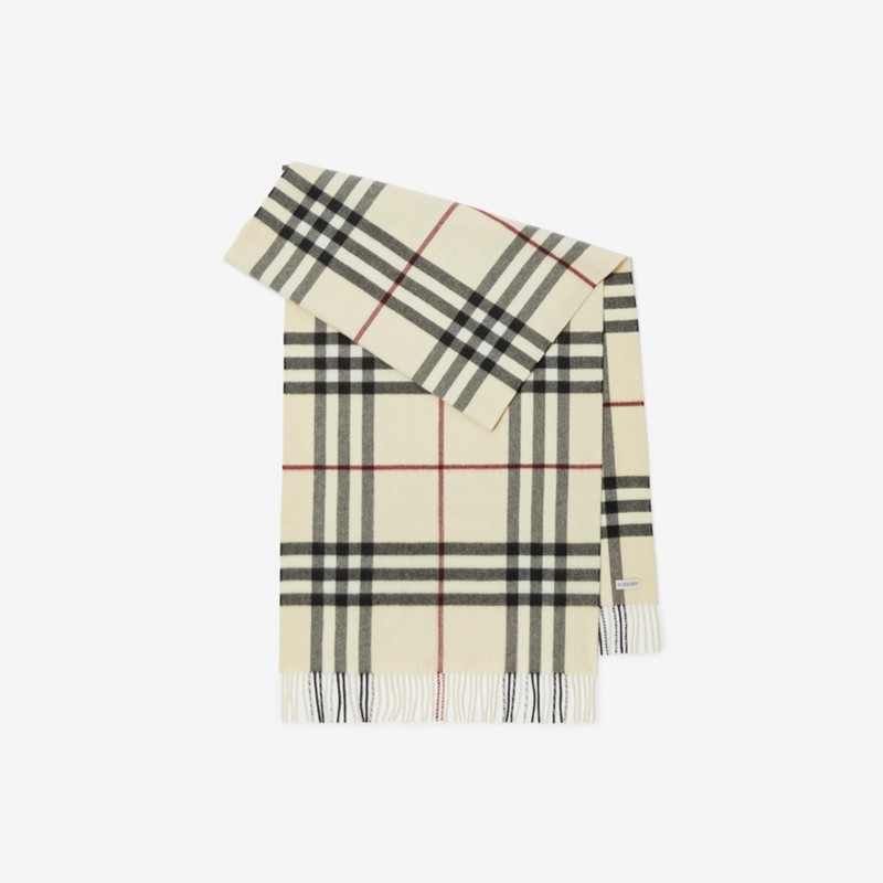 Burberry Bufanda ancha en cachemir CheckPrecio 620 00 € Personalizable con iniciales
