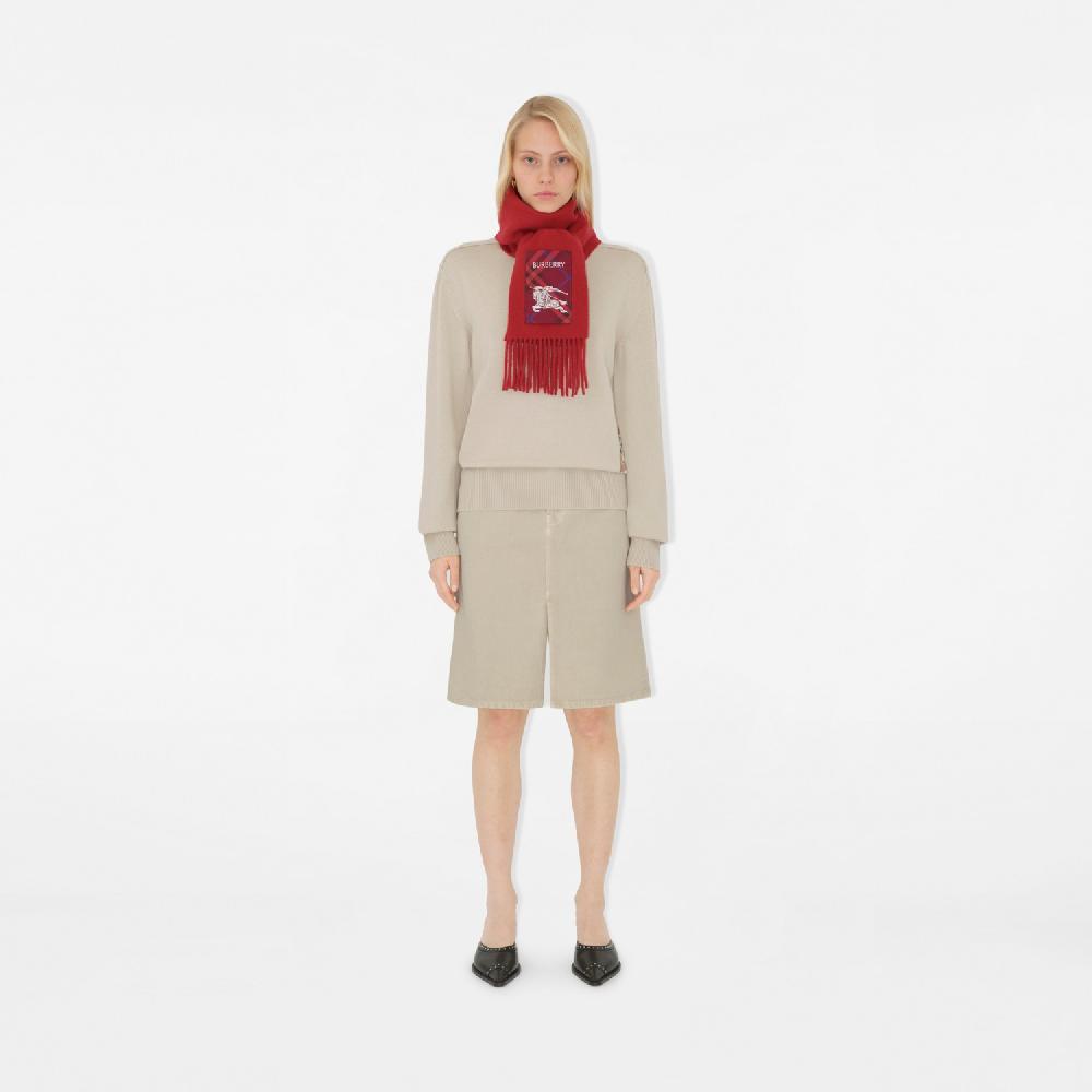 Burberry Bufanda En Cachemir Con Aplique CheckPrecio 420 00 €