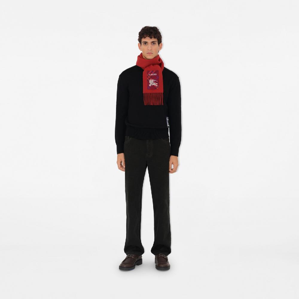 Burberry Bufanda En Cachemir Con Aplique CheckPrecio 420 00 €