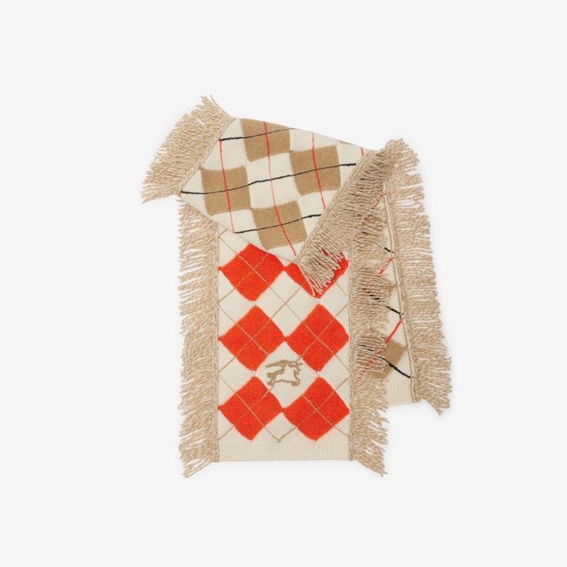 Burberry Bufanda en mezcla de lana y mohair con motivo a rombosPrecio 320 00 € 3-14 años