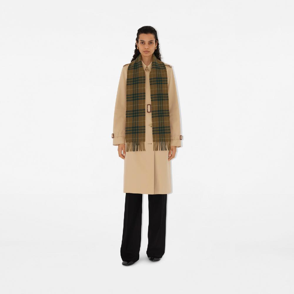 Burberry Bufanda Estrecha En Cachemir CheckPrecio 390 00 € Probador Virtual