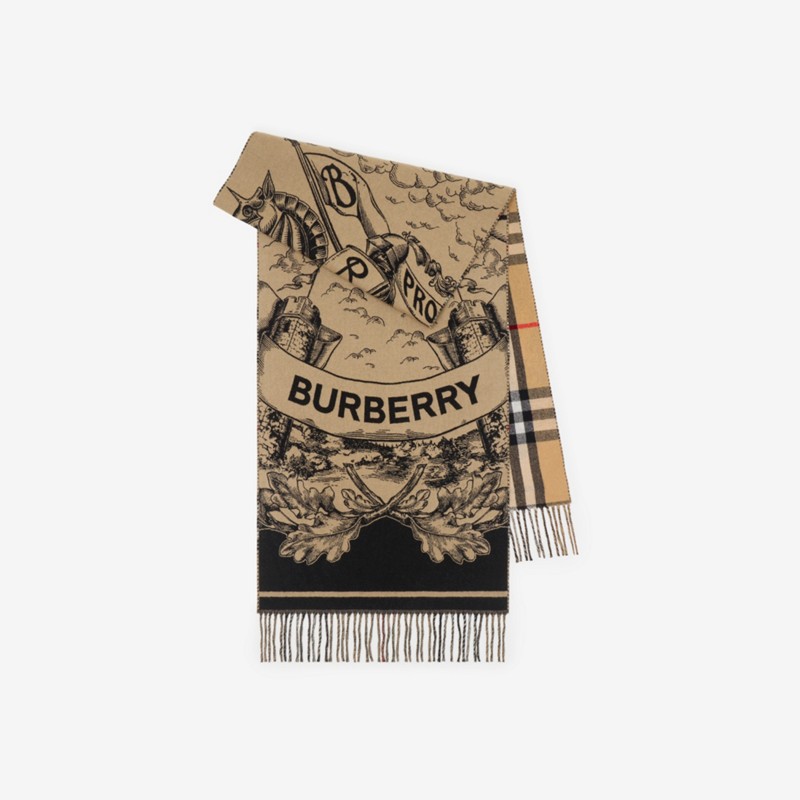 Burberry Bufanda reversible en cachemir con EKDPrecio 820 00 €